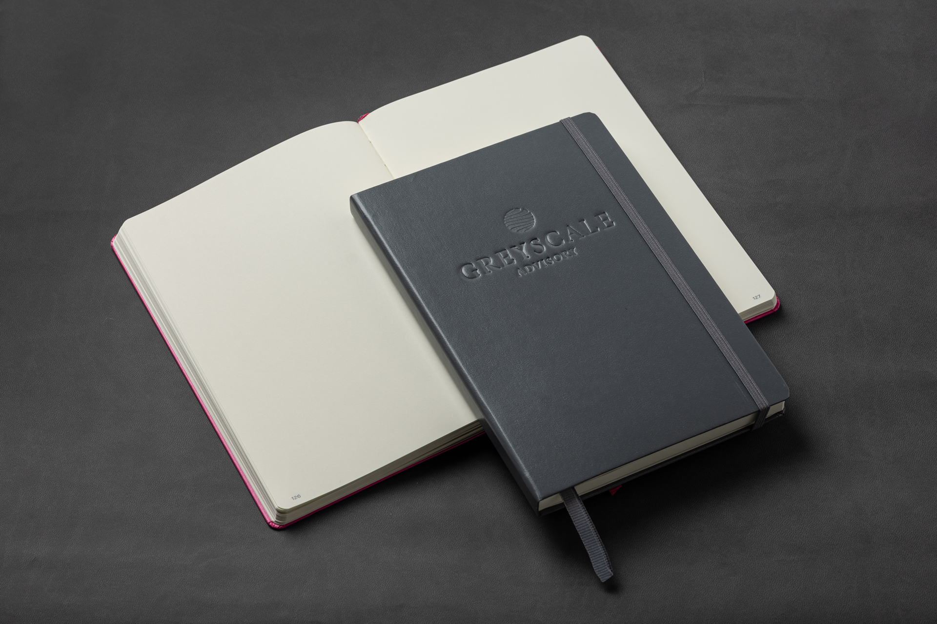 Greyscale Advisory Pink & Grey Custom Leuchtturm Notebooks