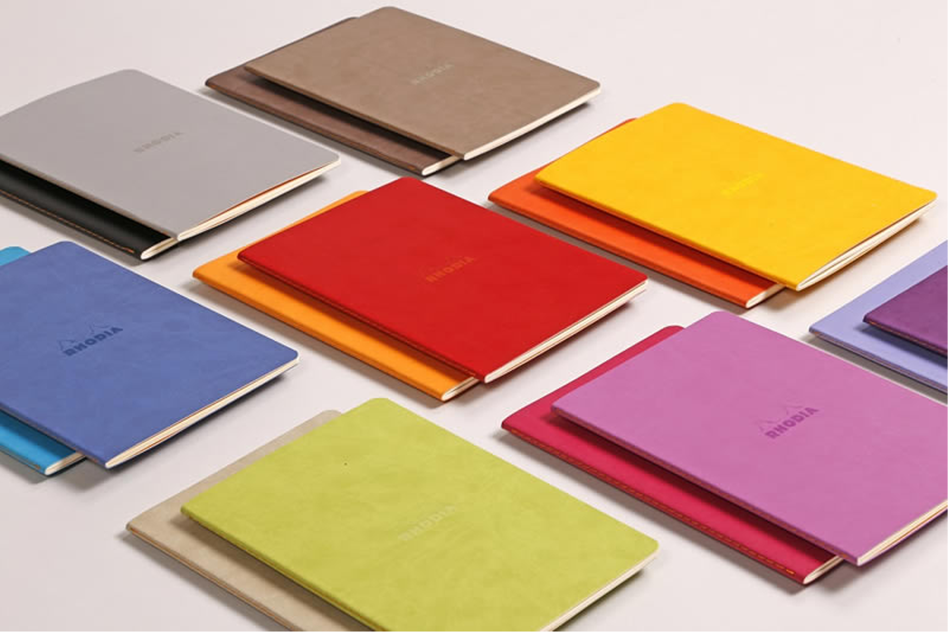 Sewn Spine Rhodiarama Notebooks for fountain pens
