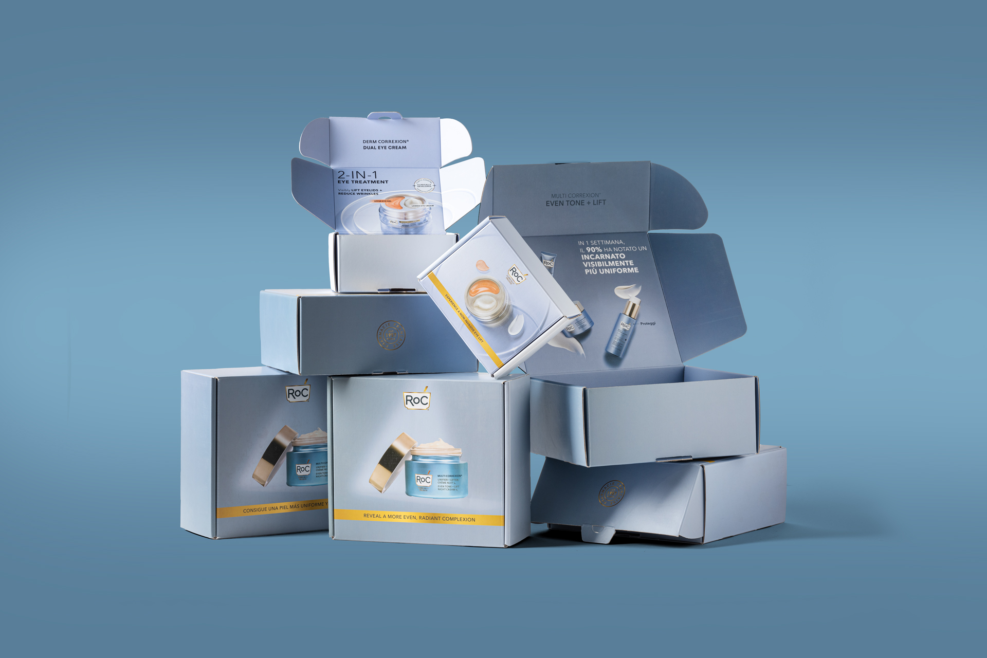 RoC Skincare Printed Boxes