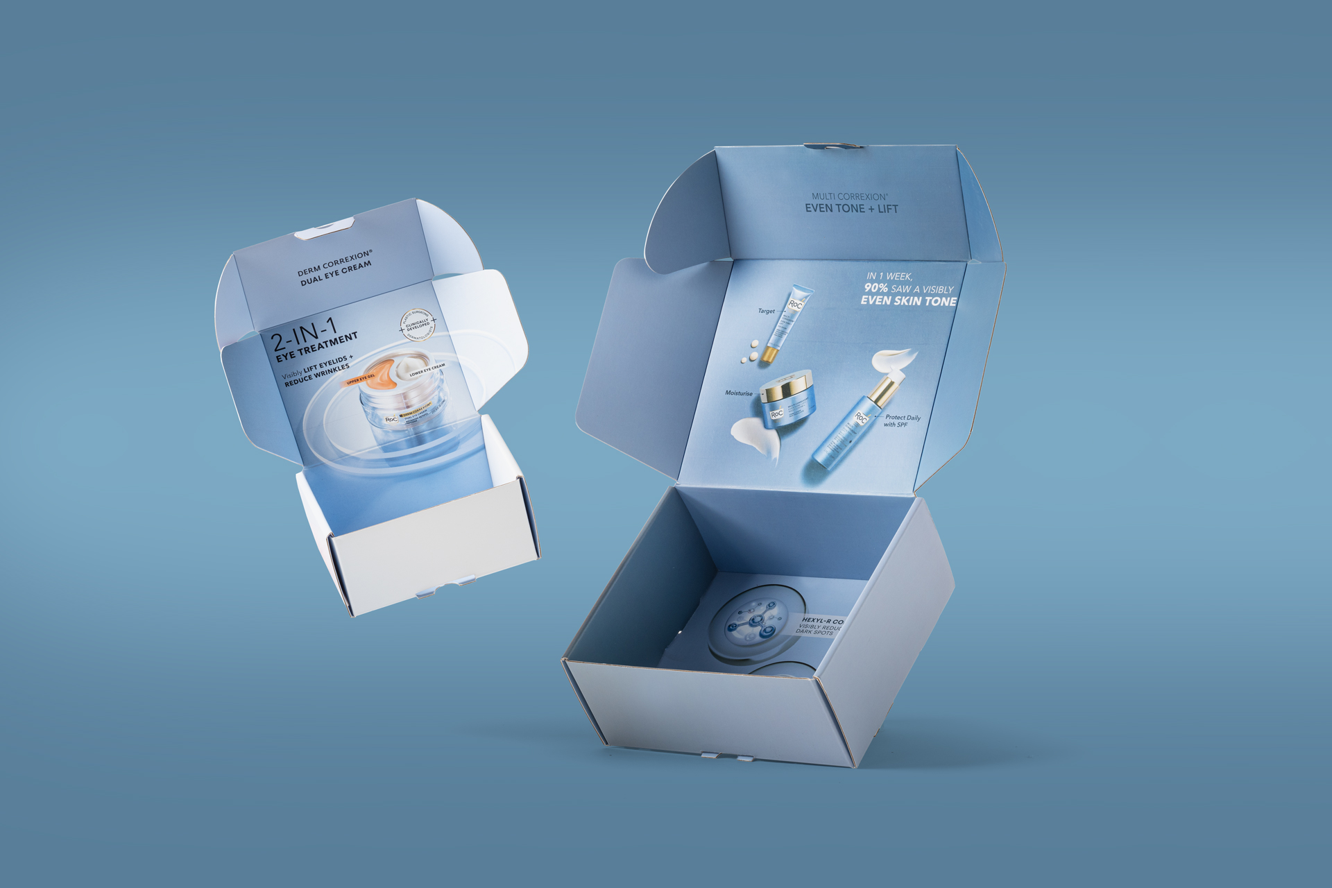 RoC Skincare Printed Boxes