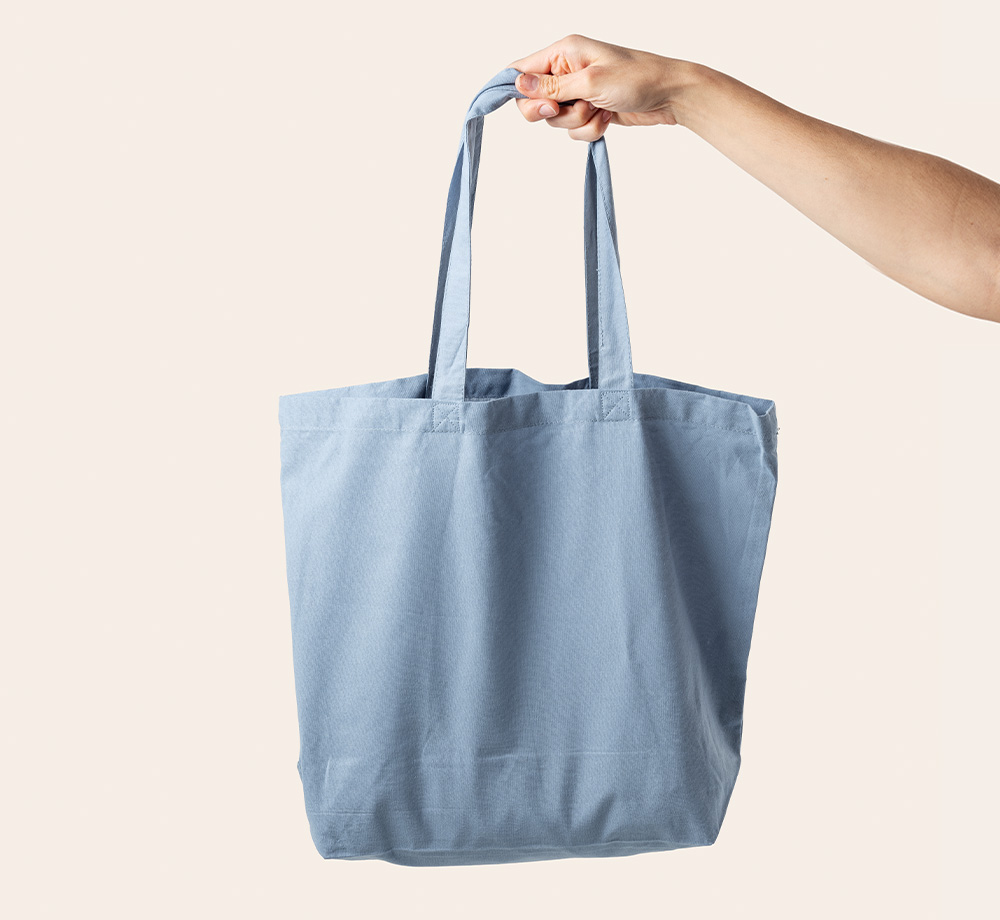 Organic Natural Dyed Maxi Bag For Life