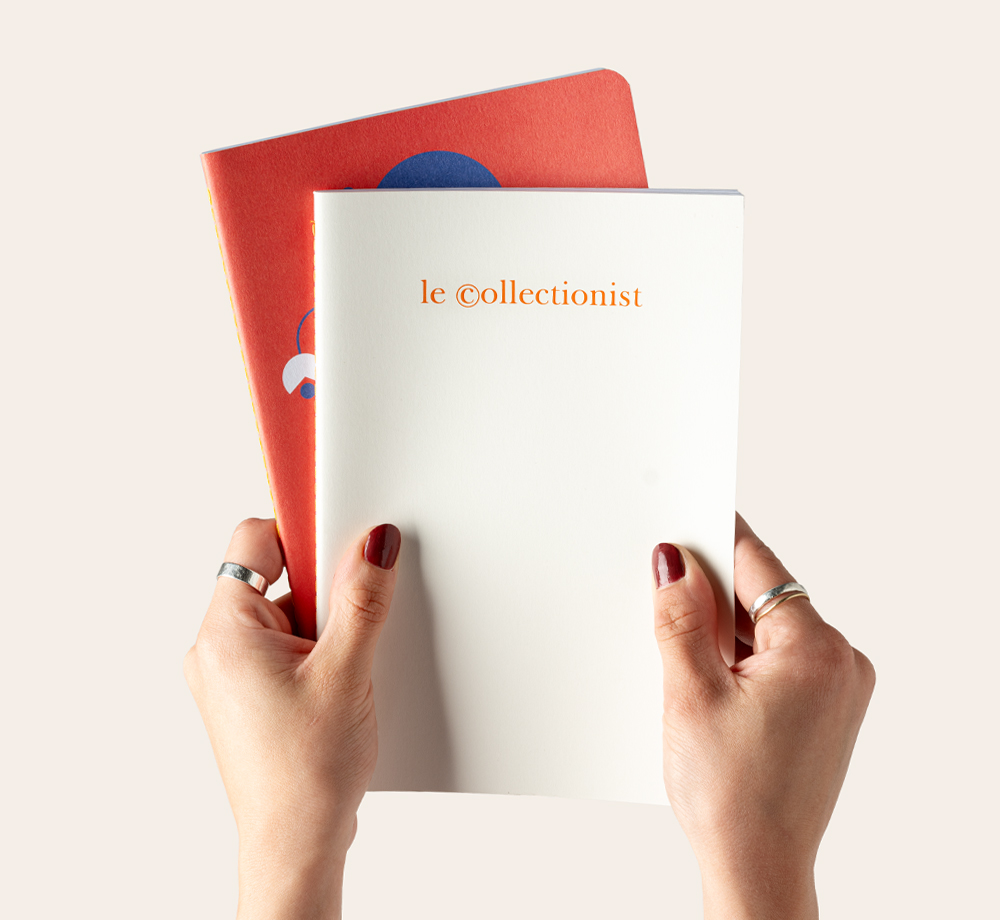 Le Collectionist printed cover cahier notebooks manufactured by bookblock