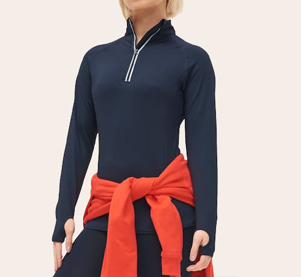 Cool Flex Long Half-zip Top