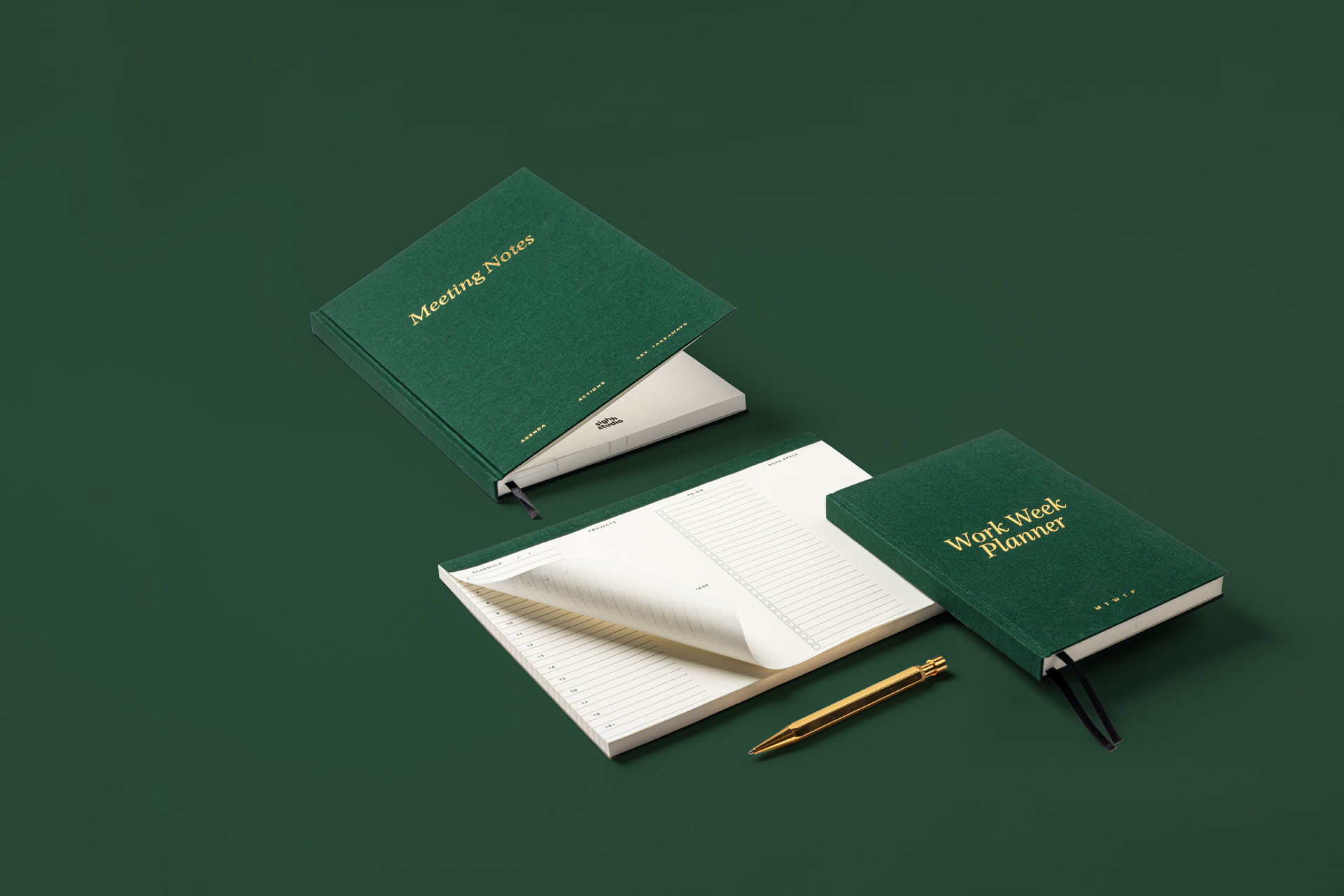 Work Planner and Desk Pad for Retail Brand