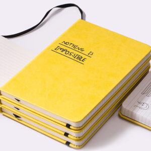 Saatchi gallery notebooks in faux leather and black Uv printed branding on the cover Saatchi gallery notebooks in faux leather and black Uv printed branding on the cover