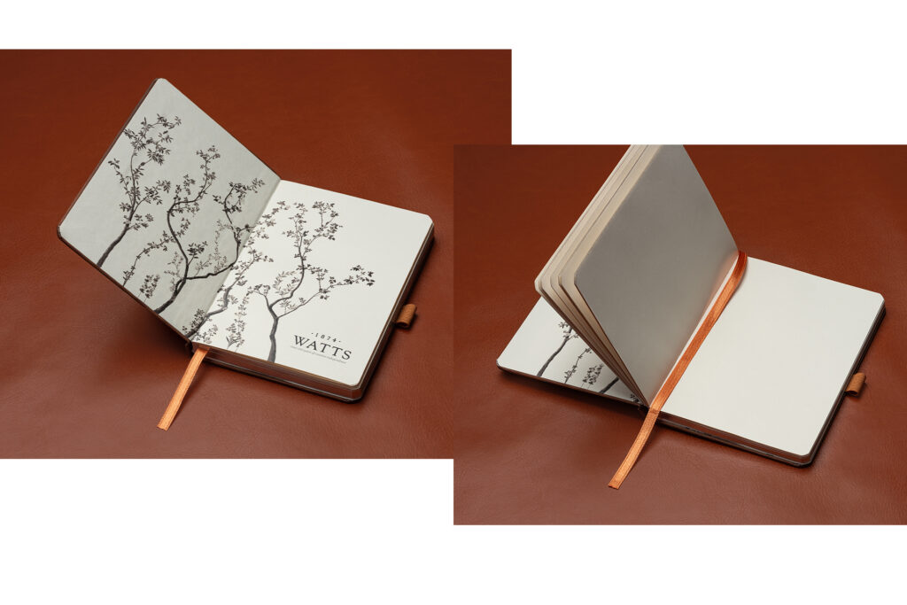watts 1874 wallpaper company PR gift notebooks watts 1874 wallpaper company PR gift notebooks