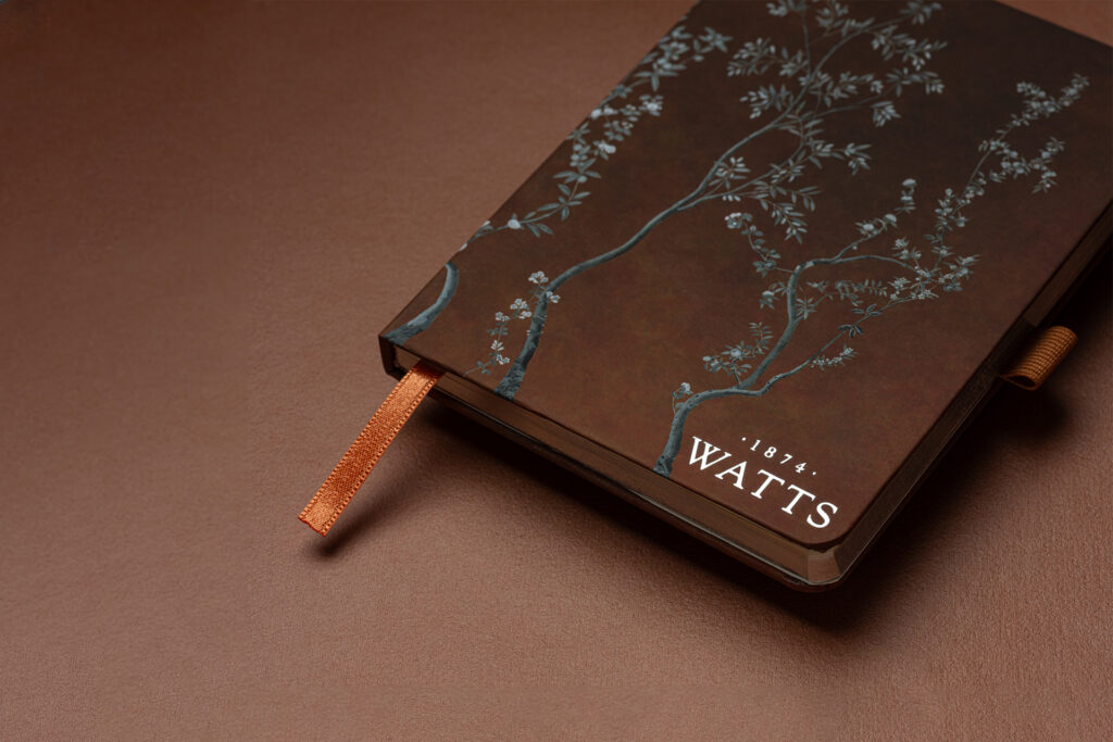 watts 1874 wallpaper company PR gift notebooks watts 1874 wallpaper company PR gift notebooks