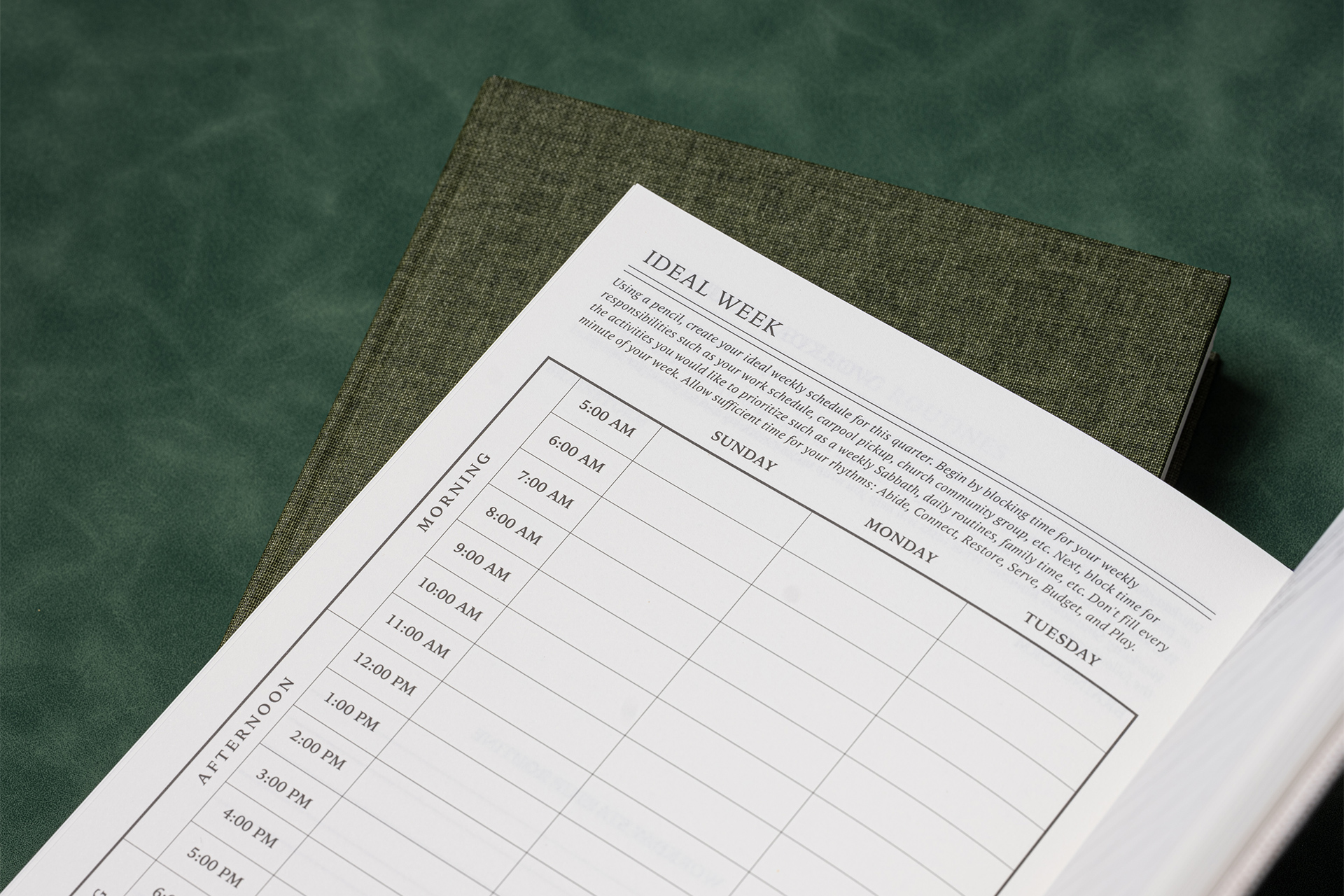Abide Paper Company Bespoke Christian Planners
