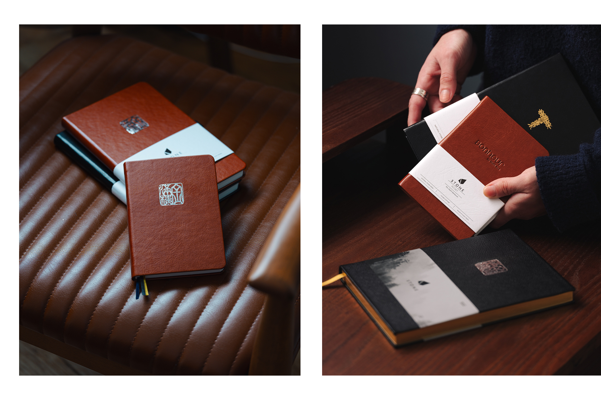Customised Stone Waterproof Notebooks for Restaurants