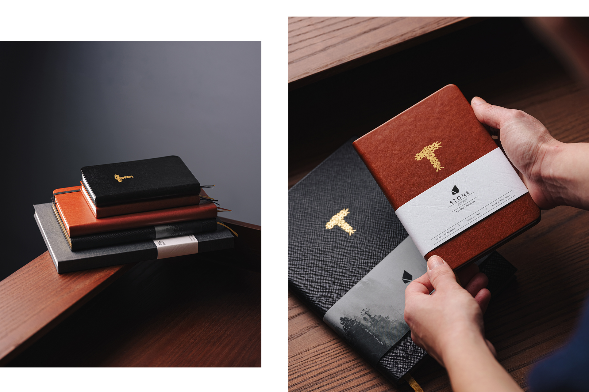 Customised Stone Waterproof Notebooks for Restaurants