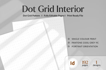 Classic Dot Grid Interior Template