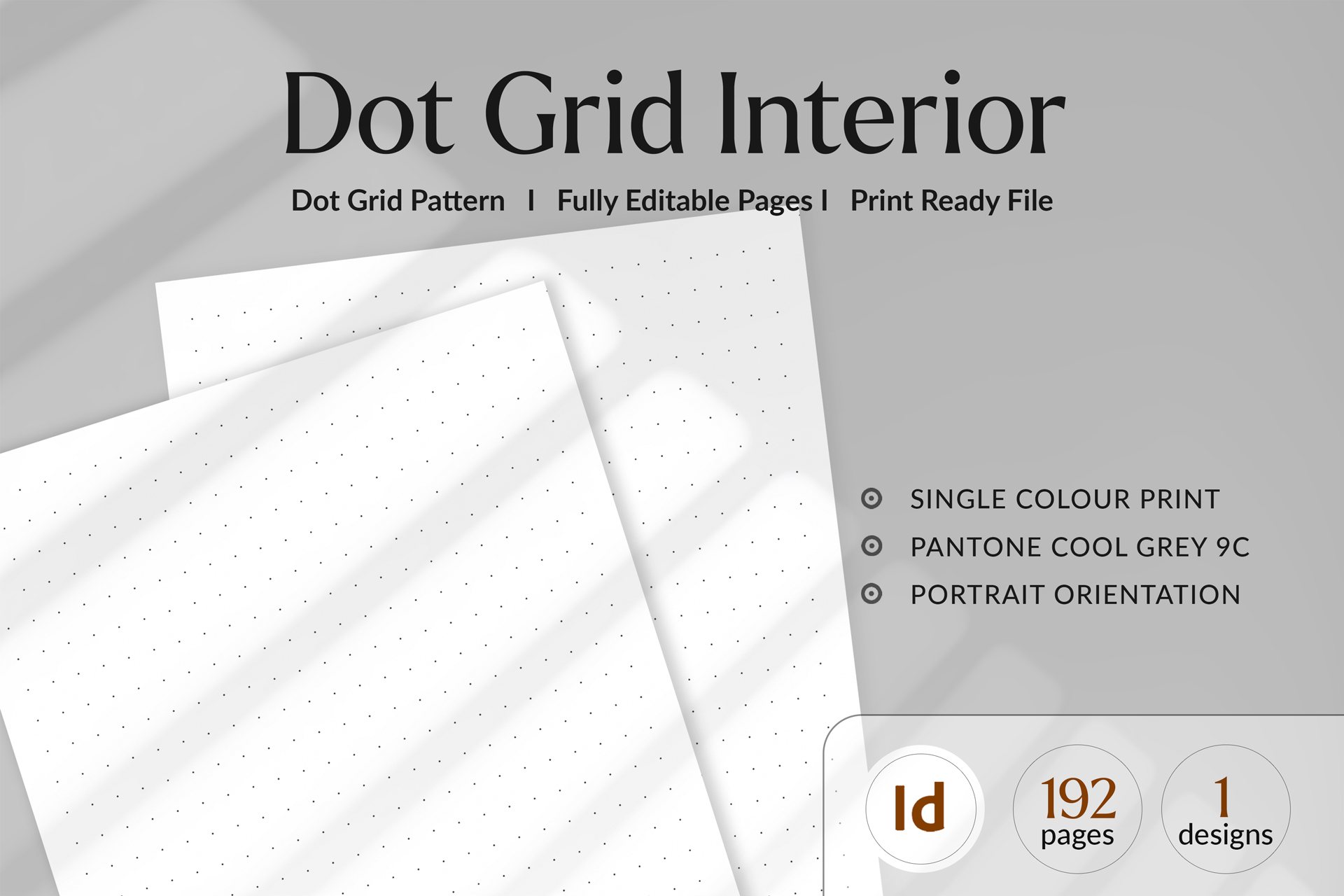 Classic Dot Grid Interior Template