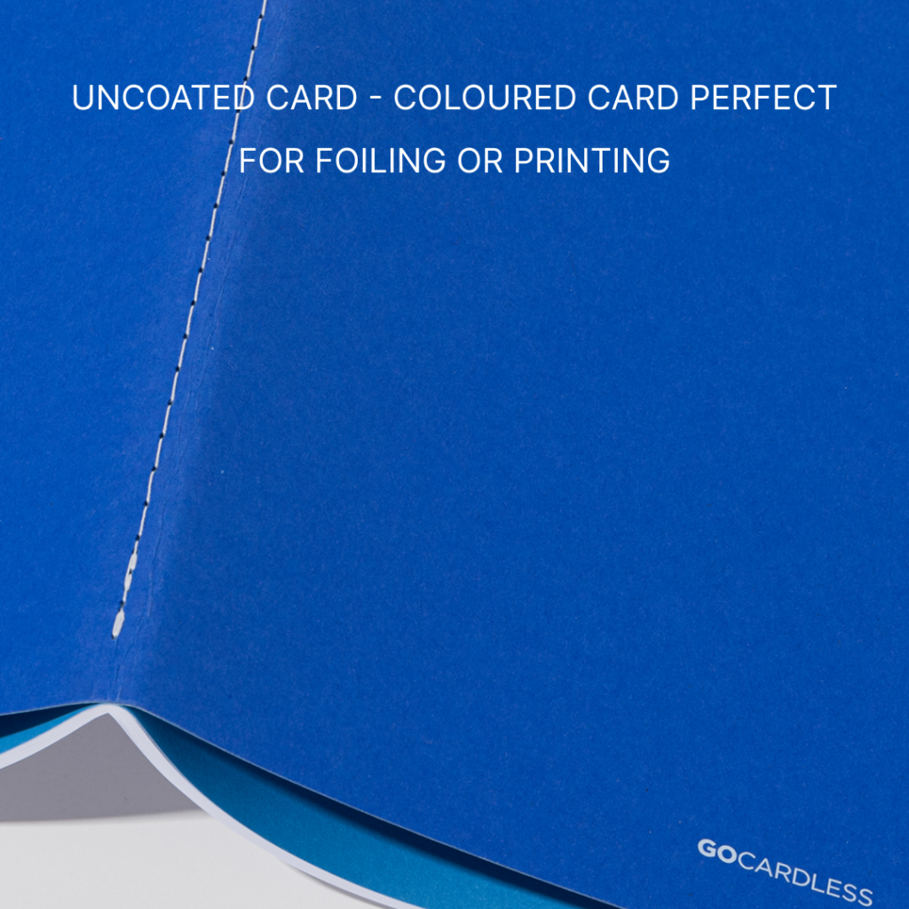 Uncoated card notebook cover for sustainable journals and planners by Bookblock