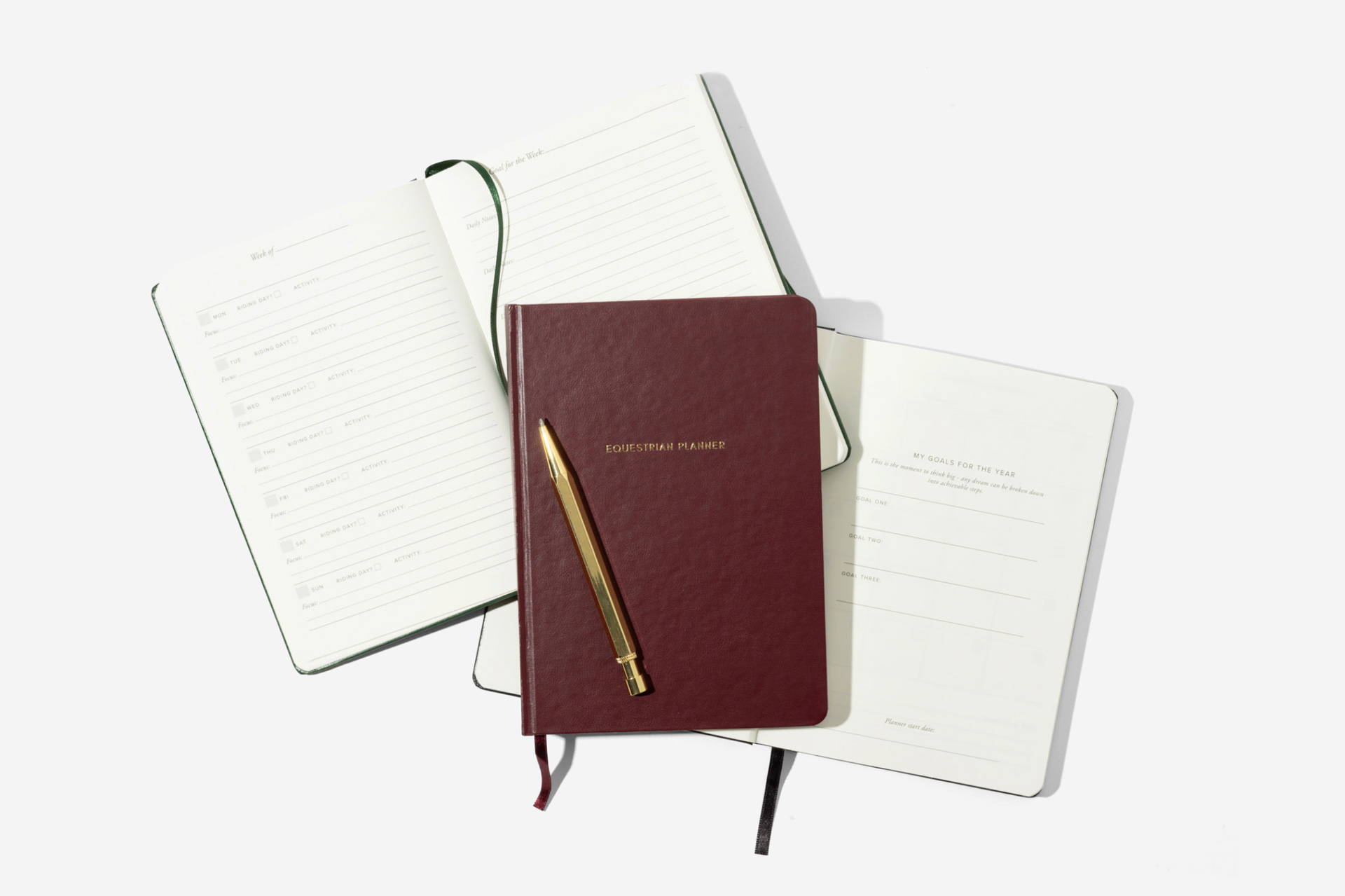 Bespoke Hardcover Equestrian Planners