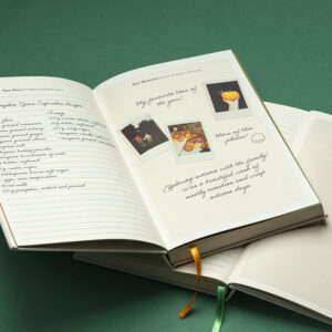 full colour printed interior pages of a notebook