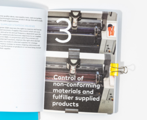 matte print finish example by bookblock