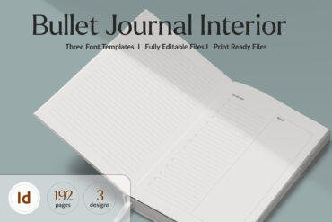 Bullet Journal Interior Template