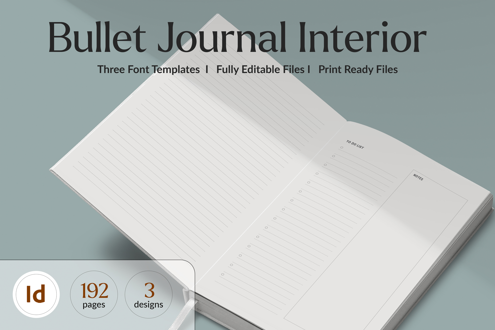 Bullet Journal Interior Template