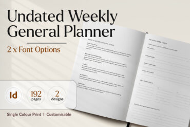 Weekly Planner - Undated Interior Template