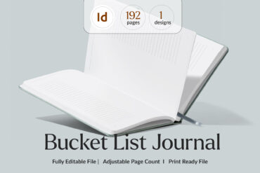 Bucket List Journal Interior Template