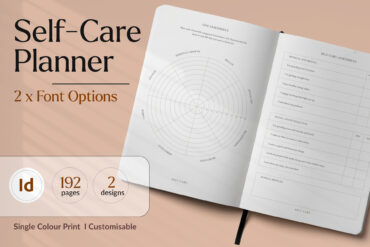 Self-Care Planner Interior Template