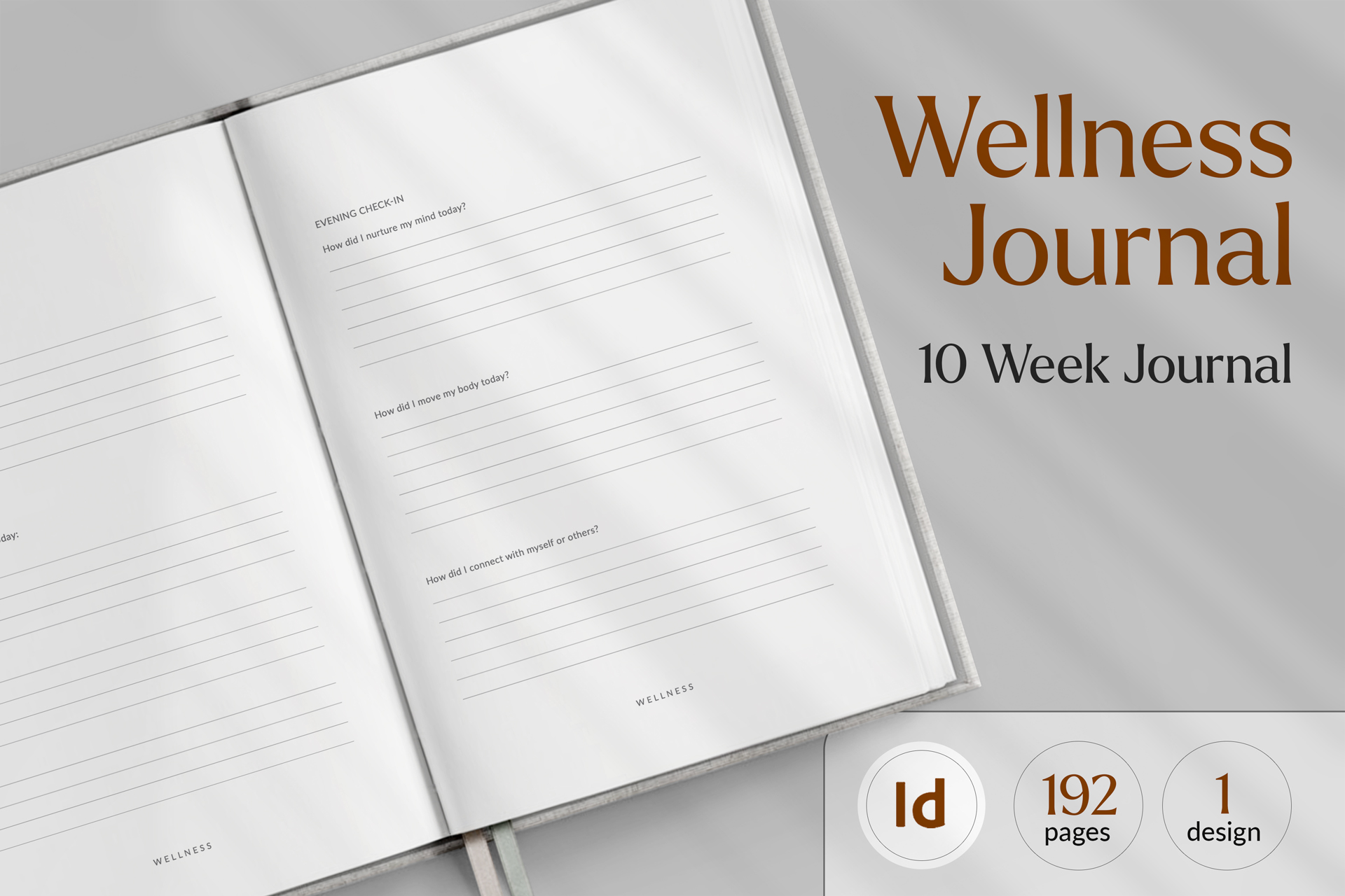 Wellness Journal Interior Template