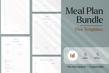 Meal Plan Page Bundle