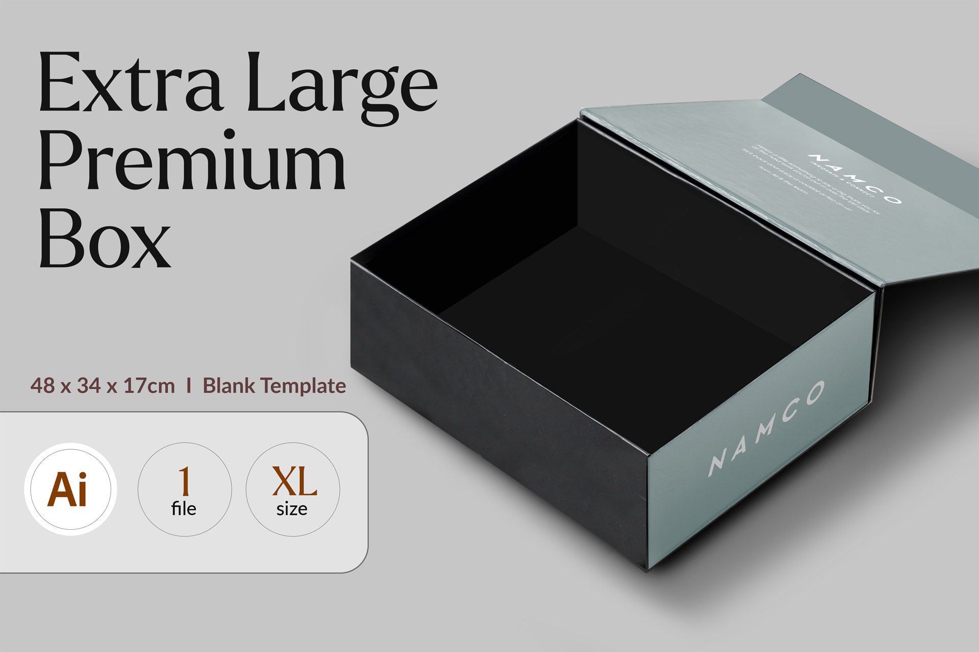Extra Large Premium Box Template