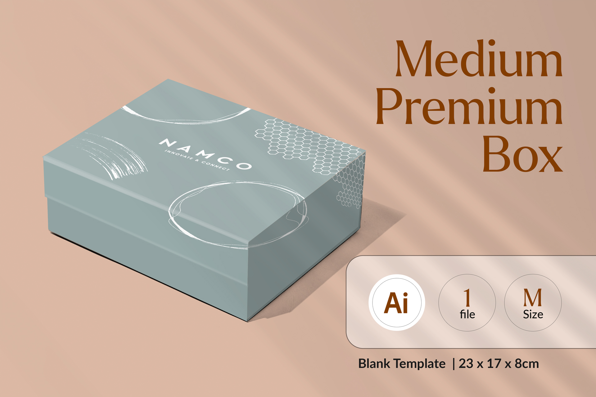 Medium Premium Box Template