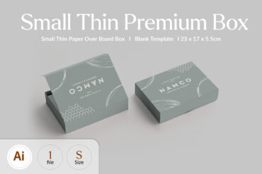 Small Thin Premium Box Template