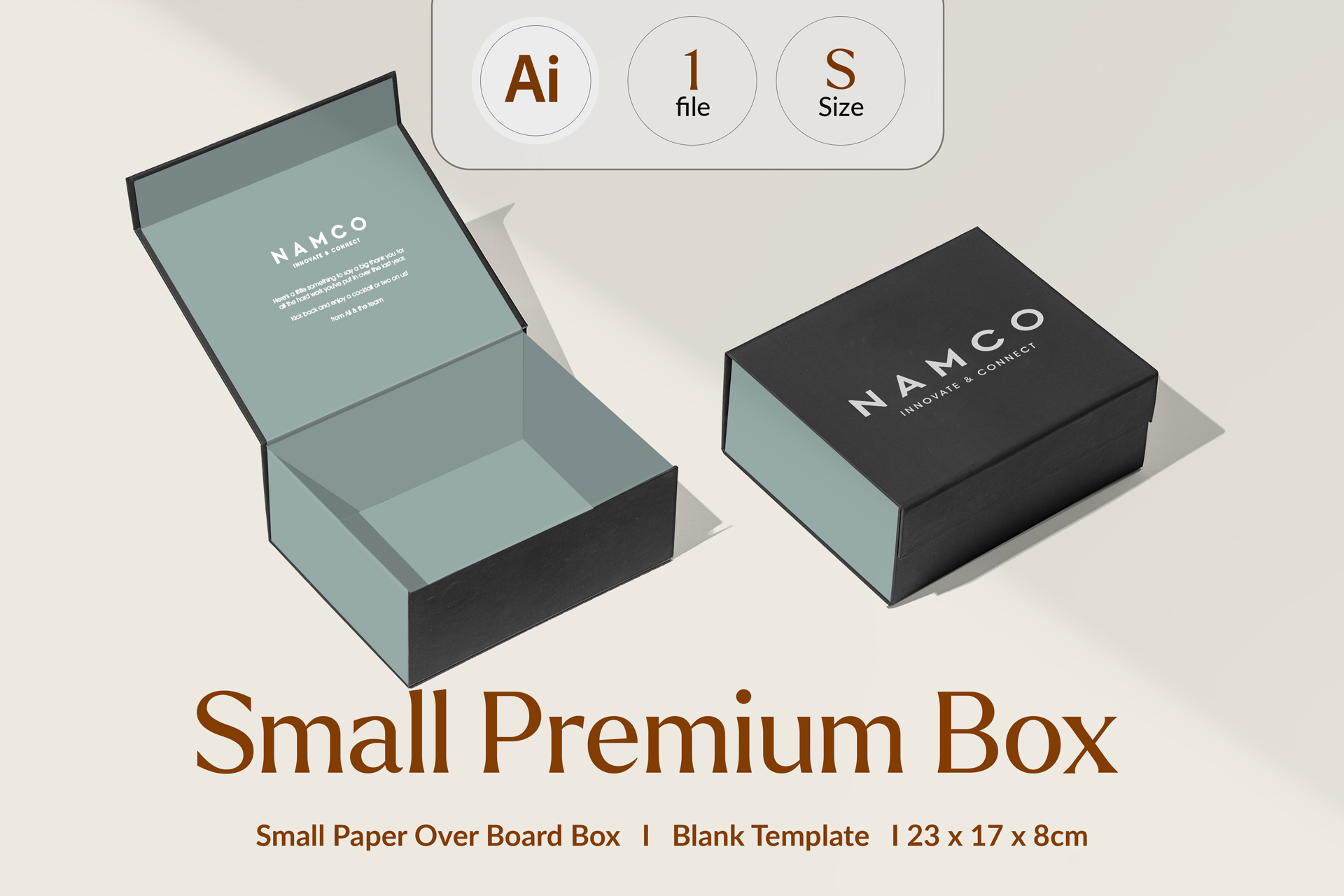 Small Premium Box Template