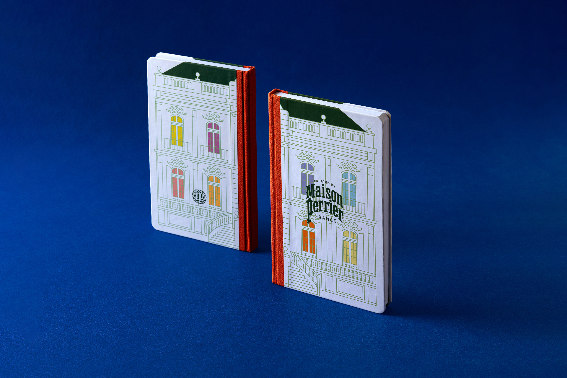 Maison Perrier Halfbound Printed Cover Notebooks