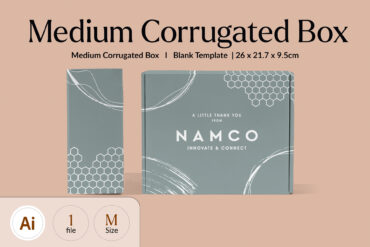 Medium Corrugated Box Template