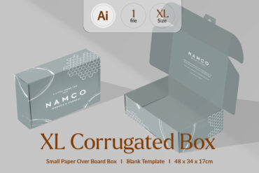 Extra Large Corrugated Box Template