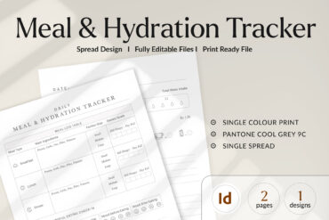 Daily Meal & Hydration Tracker Template