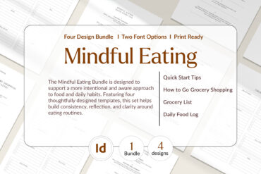 Mindful Eating Template Bundle