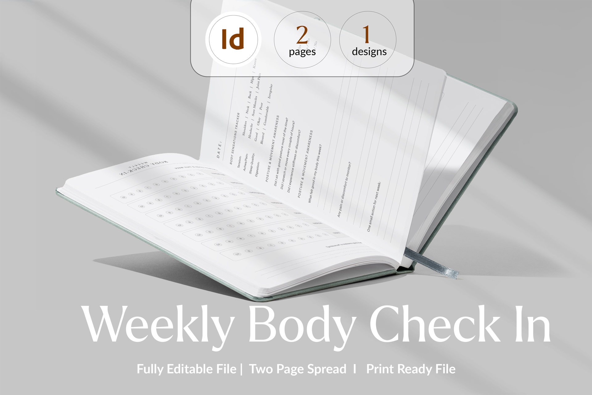 Weekly Body Check-In Template