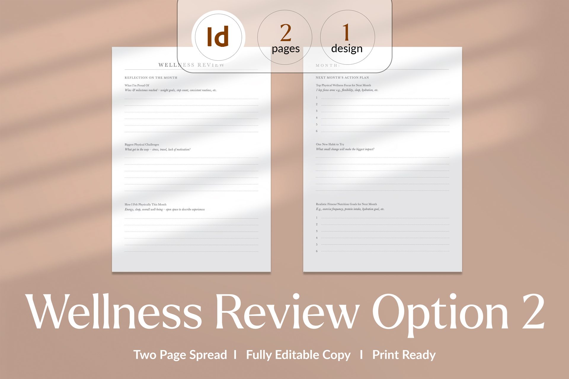 Wellness Review End of Month v2 Template