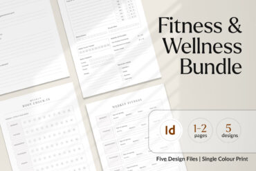 Fitness and Wellbeing Template Bundle