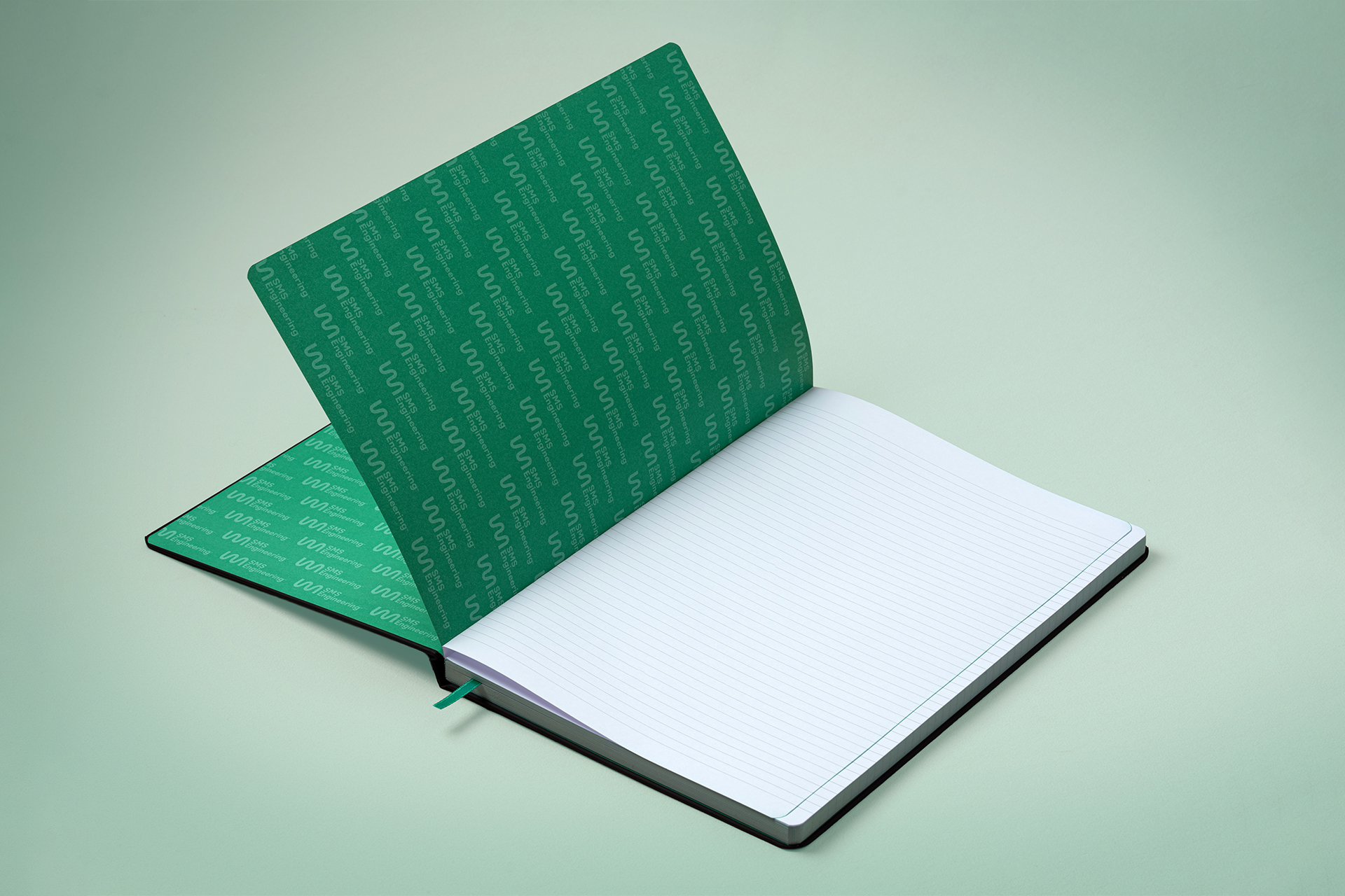 SMS Engineering Large Gilt Edge Notebook