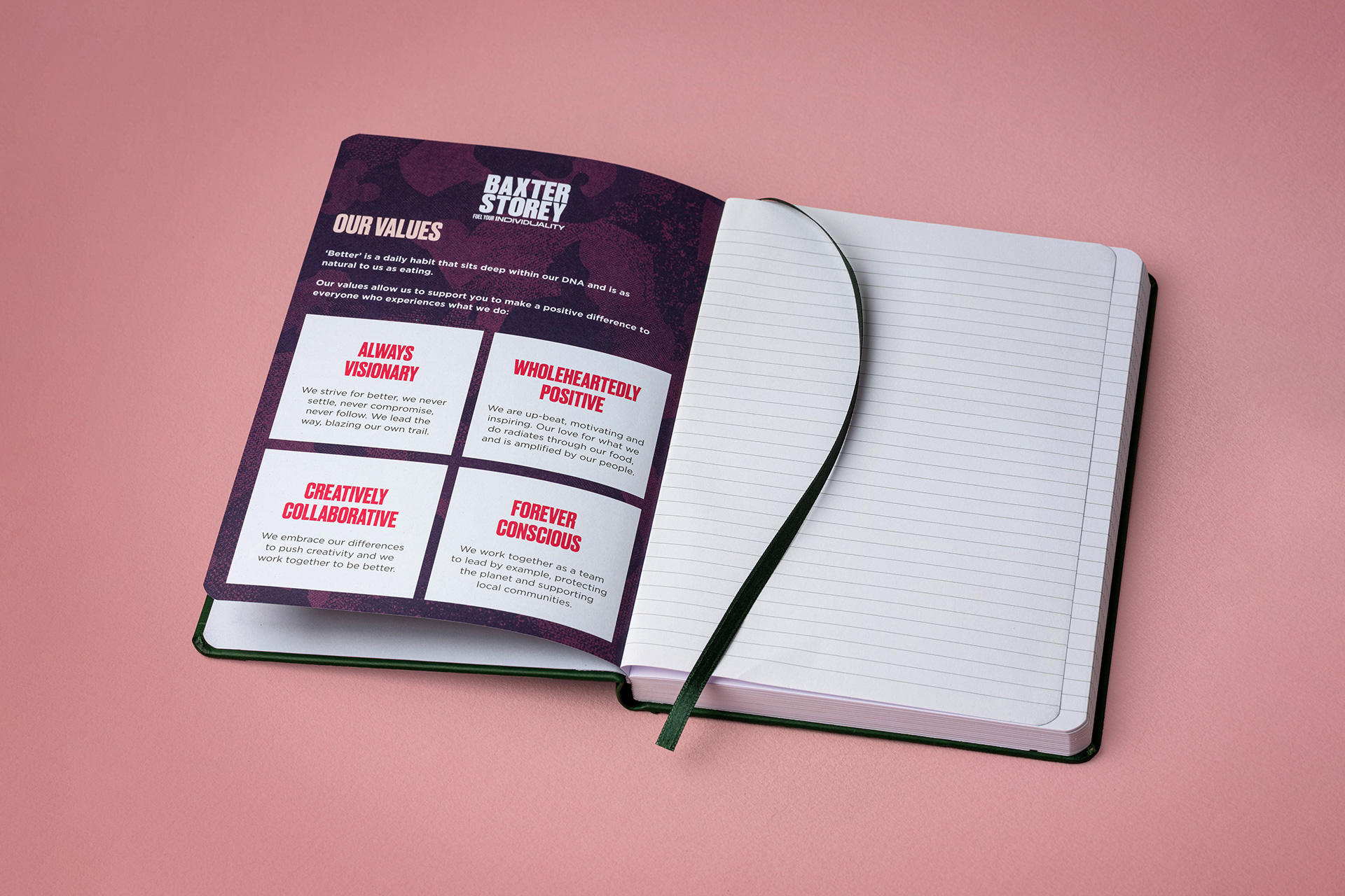 Baxter Storey Debossed Notebook with Inserts