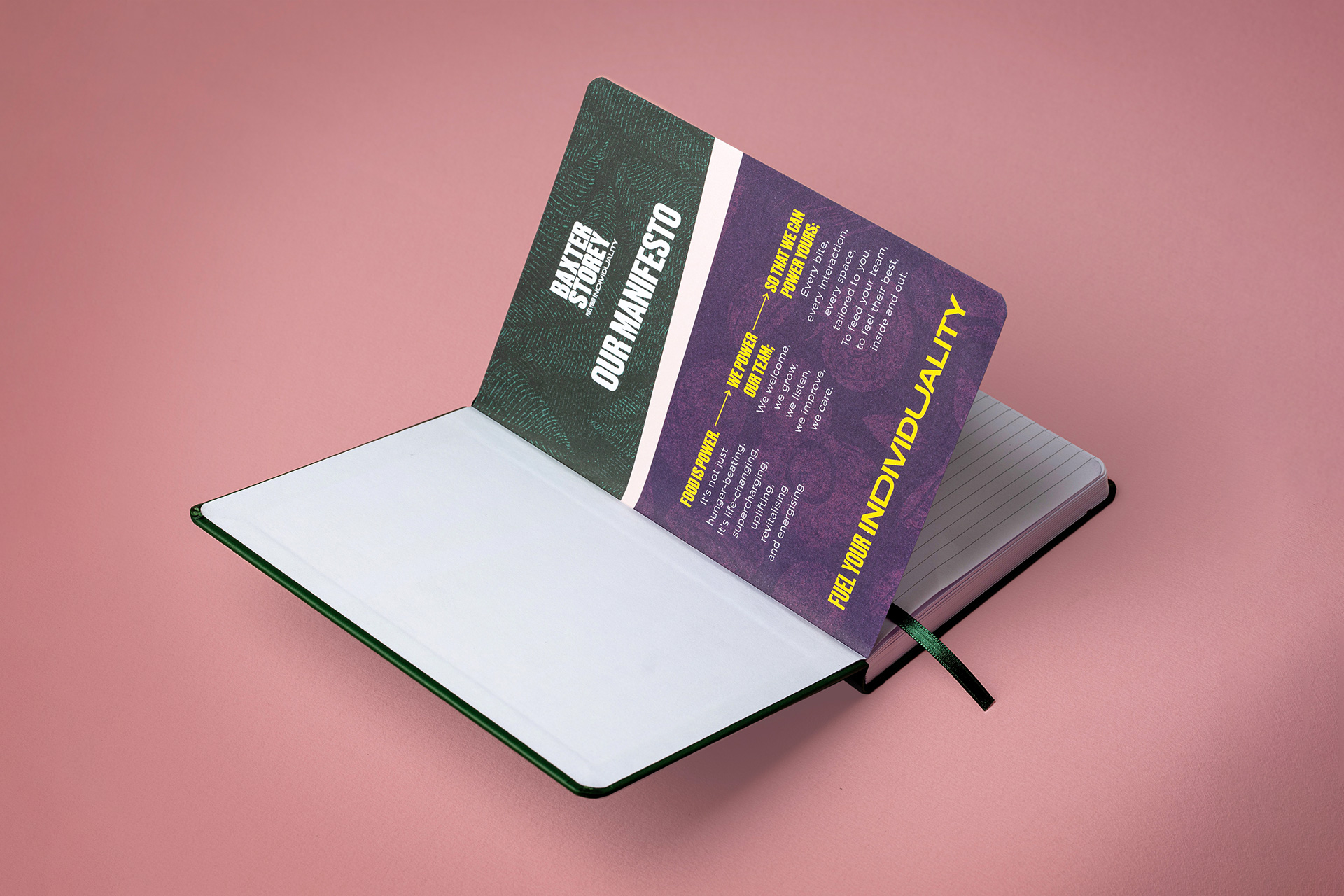 Baxter Storey Debossed Notebook with Inserts