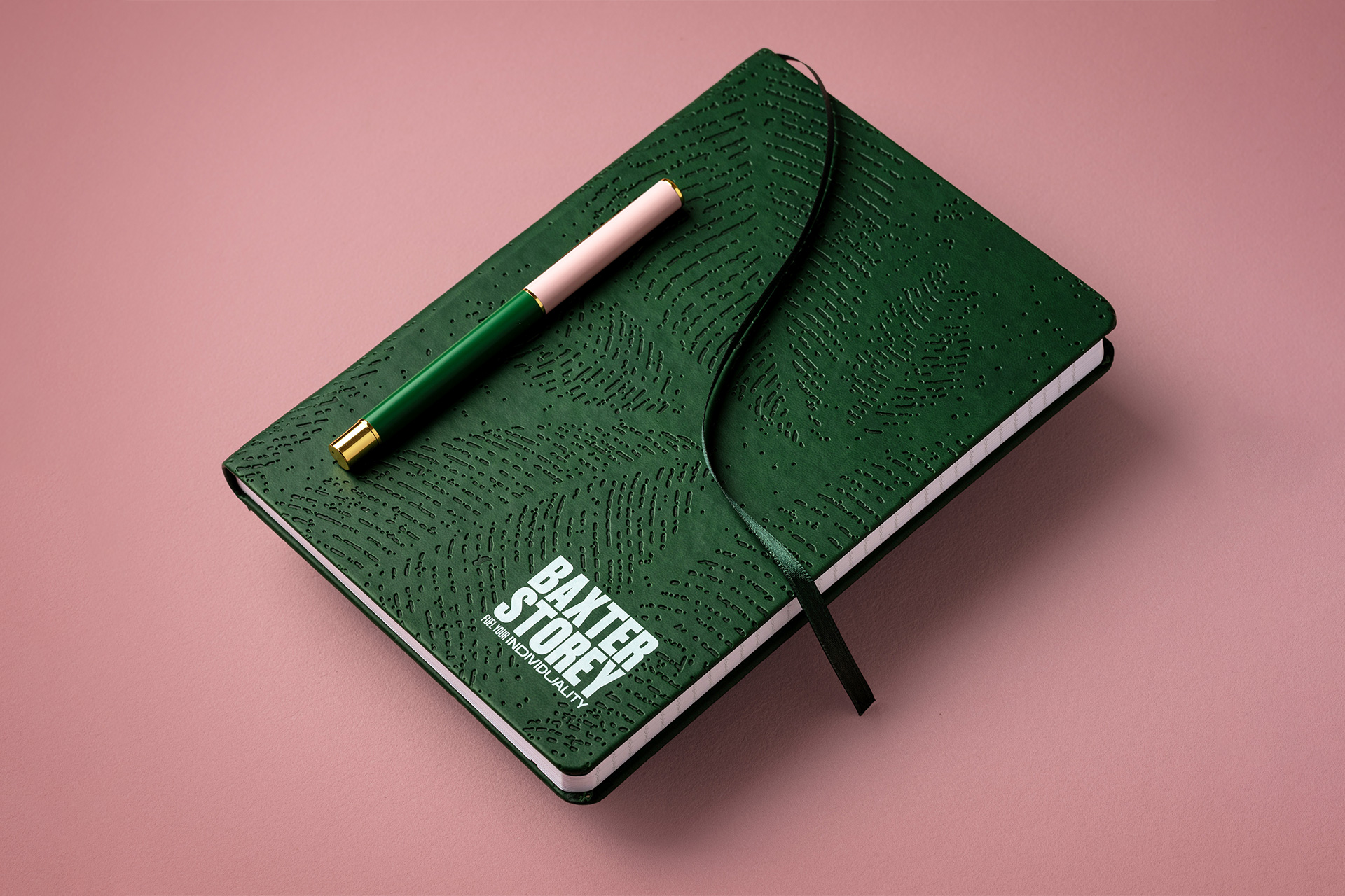Baxter Storey Debossed Notebook with Inserts