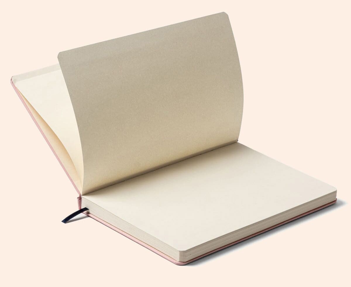 Bookblock Essentials - Milano Large 3 MILANO vegan leather notebook customisation